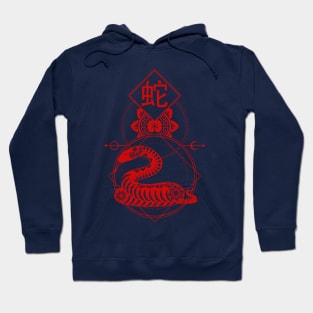 Chinese, Zodiac, Snake, Astrology, Star sign Hoodie